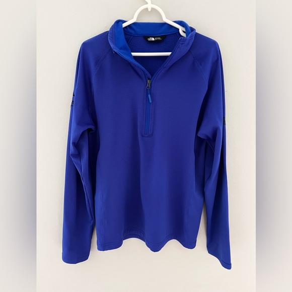 The North Face Stretch 1/4 Zip Fleece Jacket Pullover Size Large - Picture 2 of 5